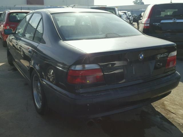 WBADE6324WBW62449 - 1998 BMW 540 I AUTO BLACK photo 3