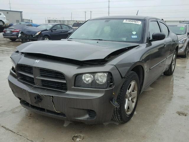 2B3KA43G18H219161 - 2008 DODGE CHARGER GRAY photo 2