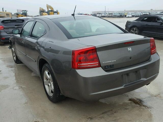 2B3KA43G18H219161 - 2008 DODGE CHARGER GRAY photo 3