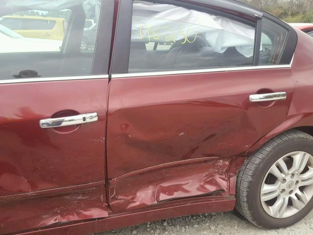 1N4AL2AP7AN419251 - 2010 NISSAN ALTIMA BAS MAROON photo 9