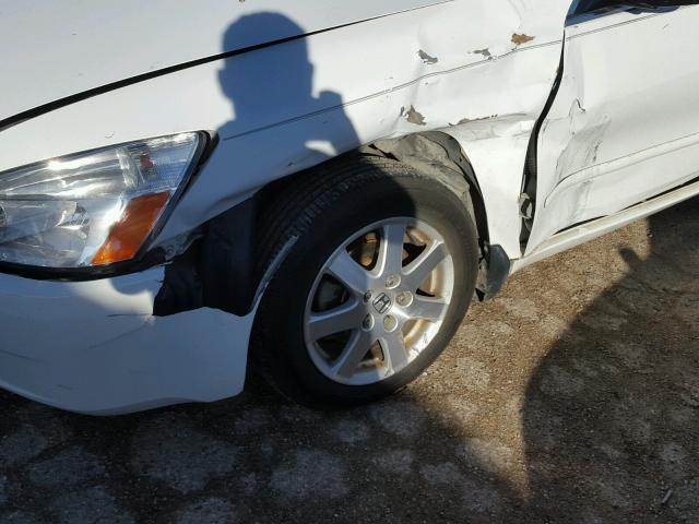 1HGCM66815A044061 - 2005 HONDA ACCORD EX WHITE photo 9