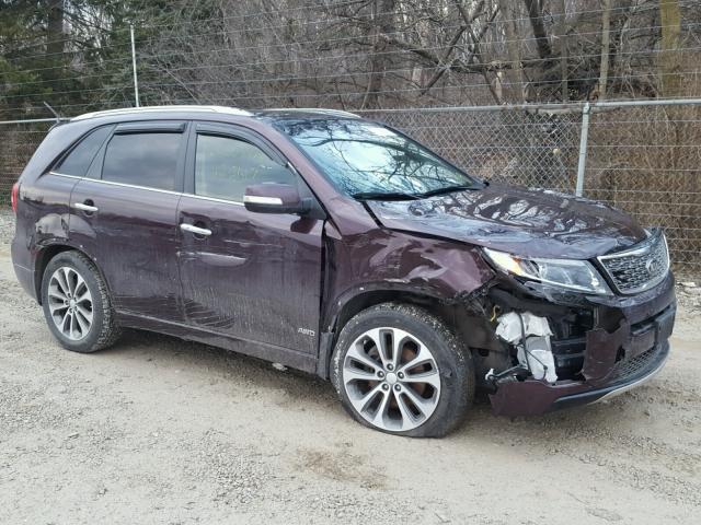 5XYKWDA76EG496496 - 2014 KIA SORENTO SX PURPLE photo 1