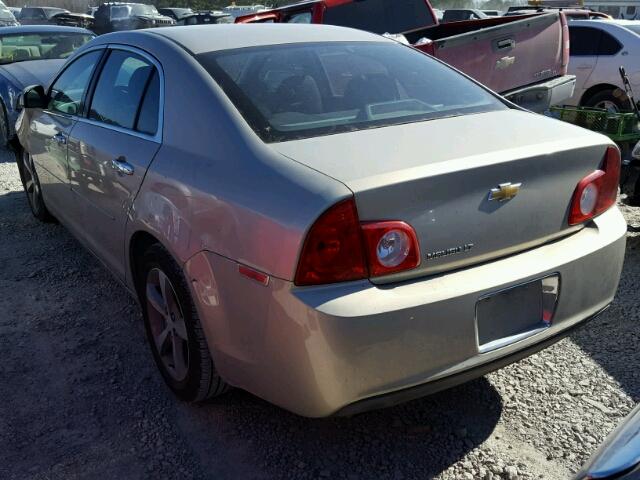 1G1ZC5EU6CF310543 - 2012 CHEVROLET MALIBU 1LT BEIGE photo 3