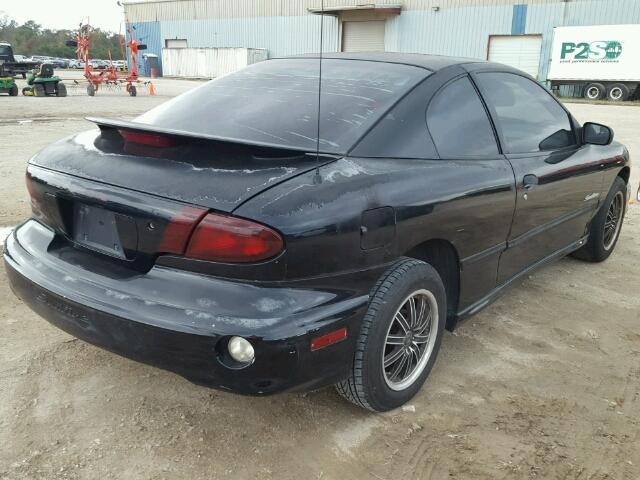 1G2JB124527478319 - 2002 PONTIAC SUNFIRE SE BLACK photo 4