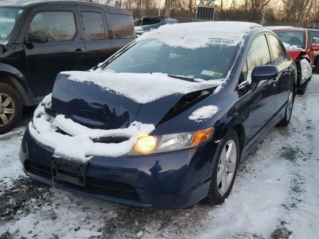 2HGFA16978H519123 - 2008 HONDA CIVIC EXL 蓝色 照片 2