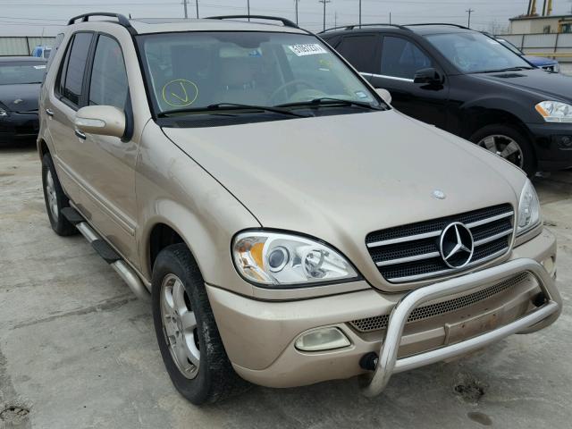 4JGAB75E42A340935 - 2002 MERCEDES-BENZ ML 500 TAN photo 1