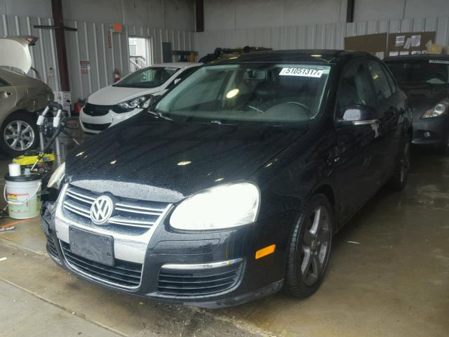 3VWRJ71KX8M143282 - 2008 VOLKSWAGEN JETTA WOLF BLACK photo 2