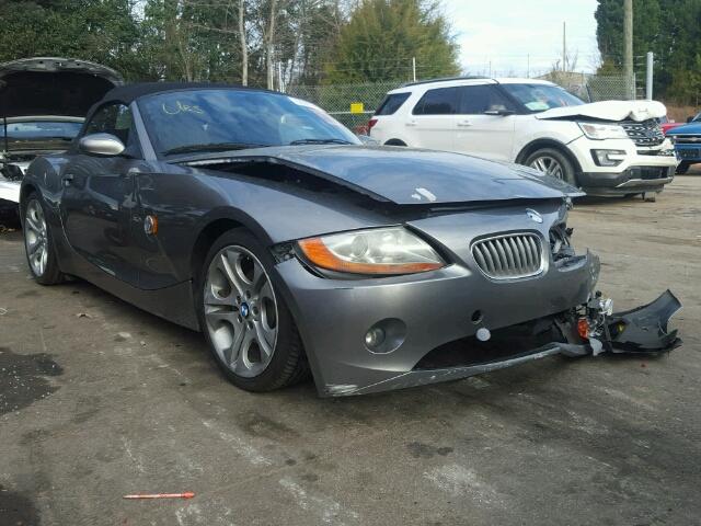 4USBT53413LU02599 - 2003 BMW Z4 3.0 GRAY photo 1