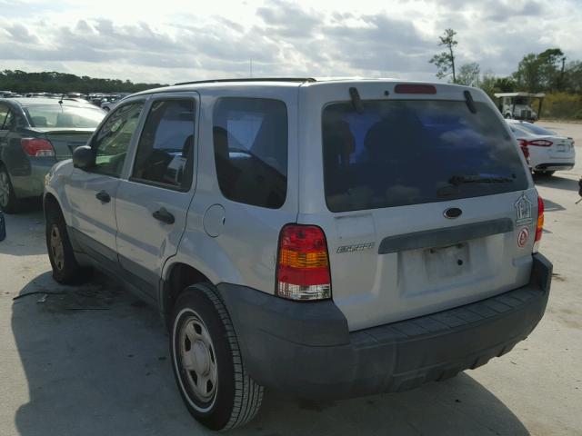 1FMYU02Z26KA01890 - 2006 FORD ESCAPE XLS SILVER photo 3