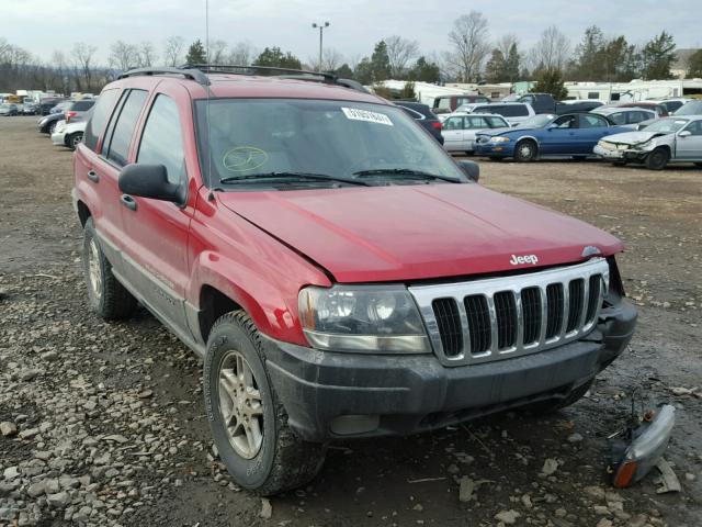 1J4GW48N43C557916 - 2003 JEEP GRAND CHER RED photo 1