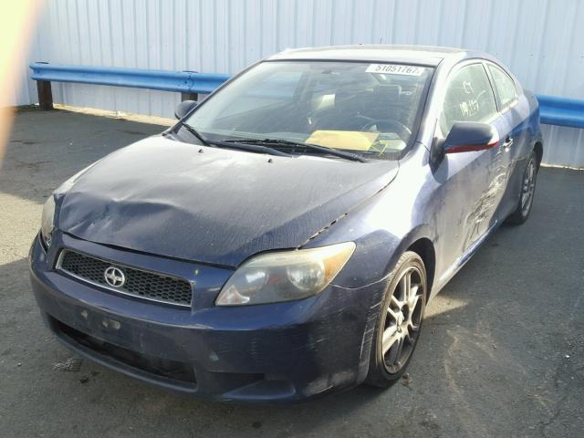 JTKDE177770163100 - 2007 TOYOTA SCION TC BLUE photo 2