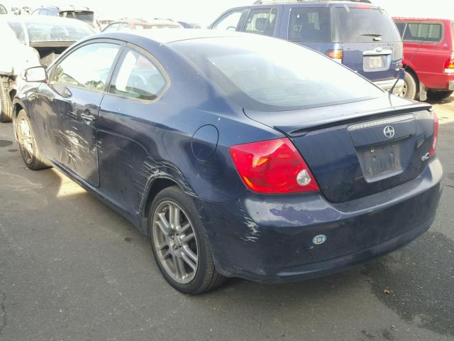 JTKDE177770163100 - 2007 TOYOTA SCION TC BLUE photo 3