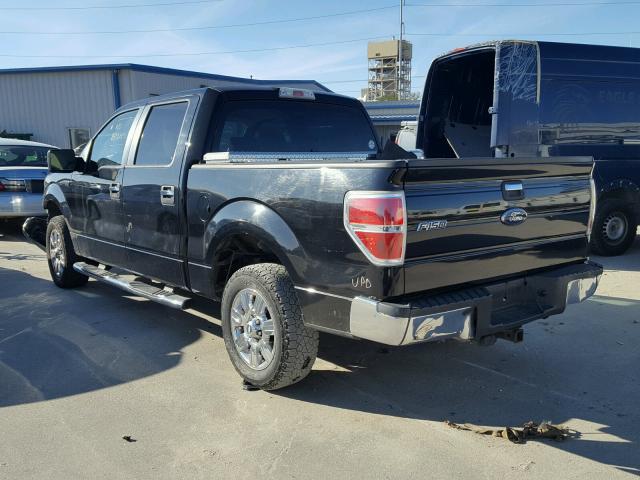 1FTRW12869FB00225 - 2009 FORD F150 SUPER BLACK photo 3