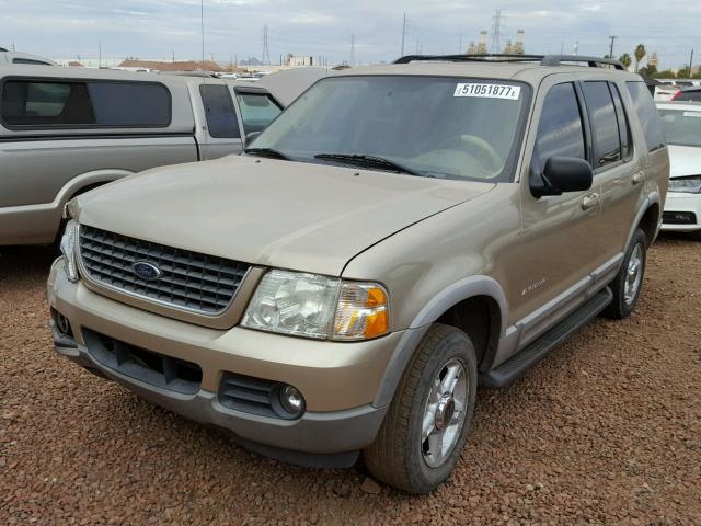 1FMZU73W22ZC54663 - 2002 FORD EXPLORER X GOLD photo 2