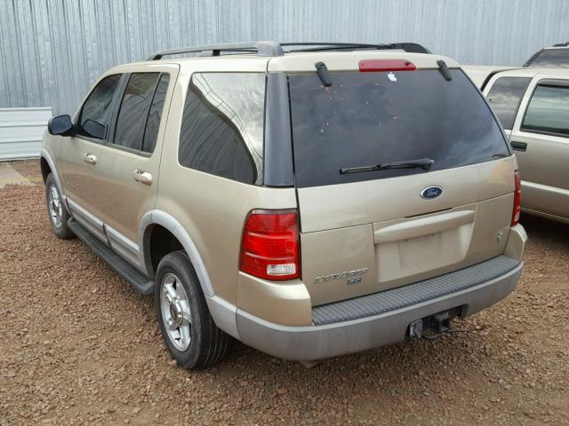 1FMZU73W22ZC54663 - 2002 FORD EXPLORER X GOLD photo 3