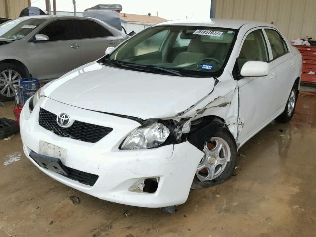 JTDBL40E599044202 - 2009 TOYOTA COROLLA BA WHITE photo 2