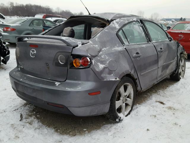 JM1BK323651245995 - 2005 MAZDA 3 S GRAY photo 4