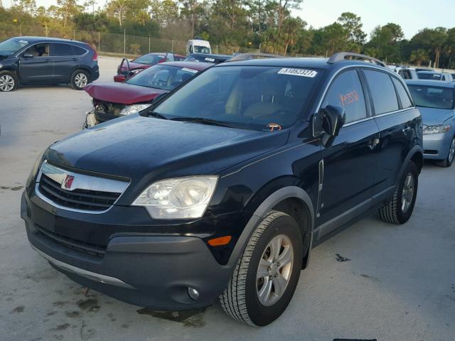 3GSCL33P68S610248 - 2008 SATURN VUE XE BLACK photo 2