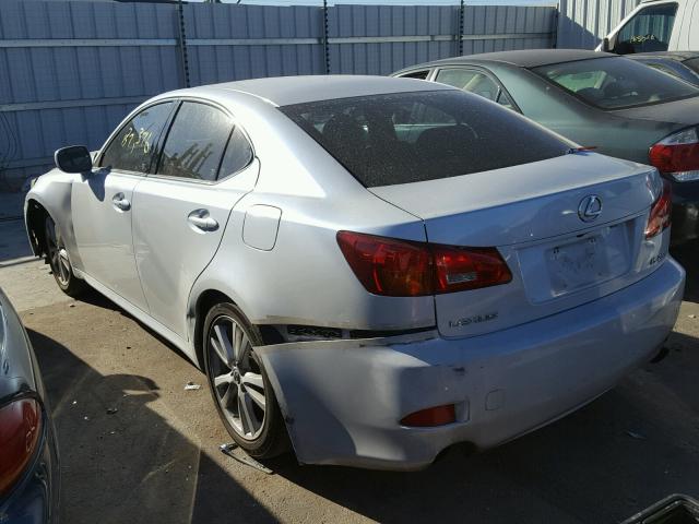 JTHBK262965022810 - 2006 LEXUS IS 250 WHITE photo 3