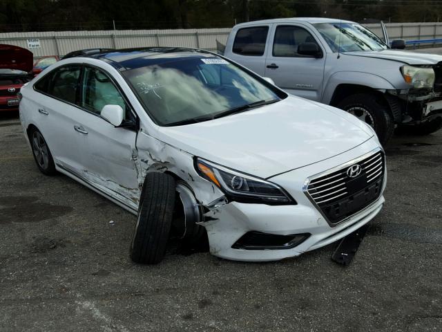 KMHE34L17GA026958 - 2016 HYUNDAI SONATA HYB WHITE photo 1