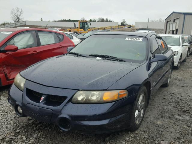 1G2HY54KX34159498 - 2003 PONTIAC BONNEVILLE BLUE photo 2