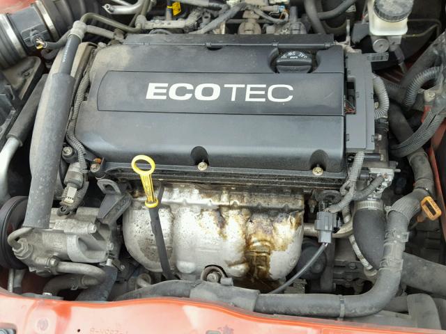 KL1TD5DE4AB108882 - 2010 CHEVROLET AVEO LS RED photo 7