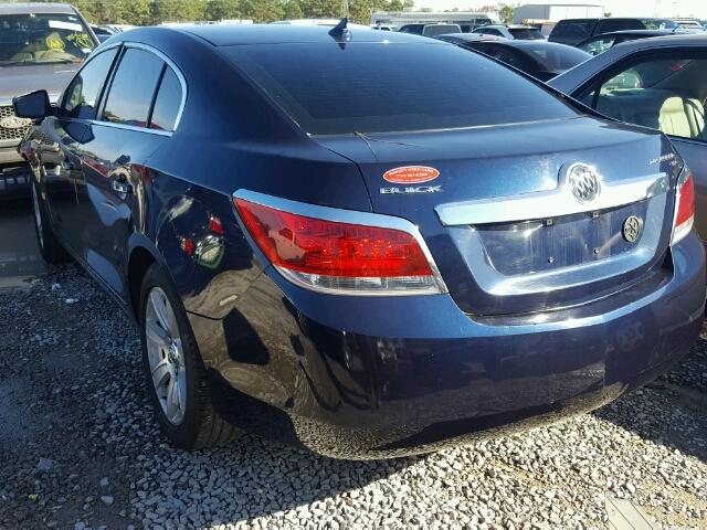 1G4GC5EG7AF124821 - 2010 BUICK LACROSSE C BLUE photo 3