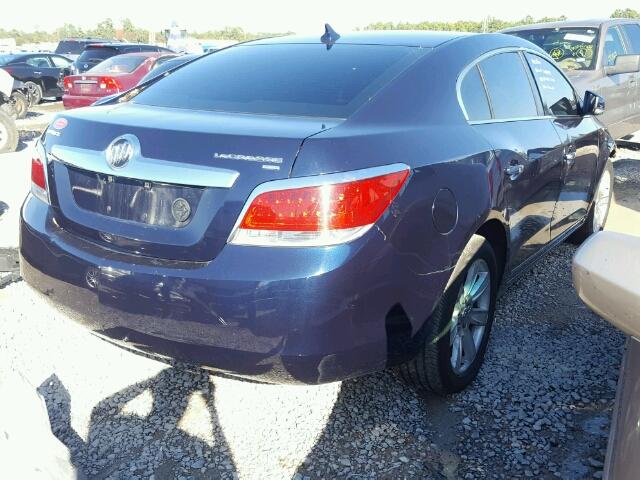 1G4GC5EG7AF124821 - 2010 BUICK LACROSSE C BLUE photo 4