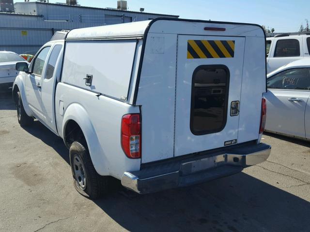 1N6BD0CTXEN768322 - 2014 NISSAN FRONTIER S WHITE photo 3