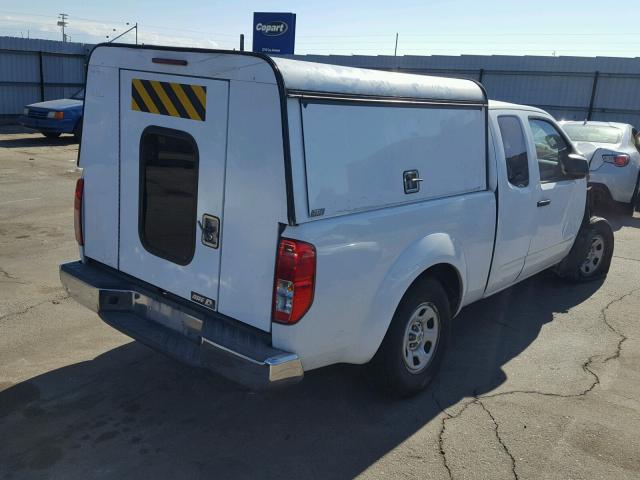 1N6BD0CTXEN768322 - 2014 NISSAN FRONTIER S WHITE photo 4