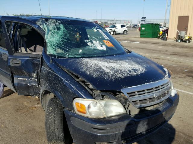 1GNDX03E34D159847 - 2004 CHEVROLET VENTURE BLUE photo 9