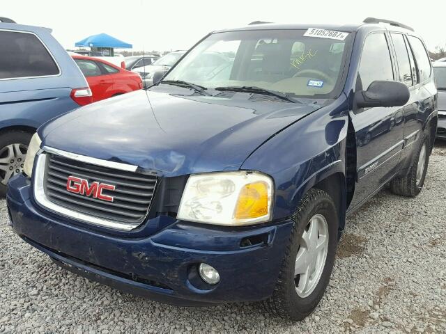 1GKDS13S332253440 - 2003 GMC ENVOY BLUE photo 2