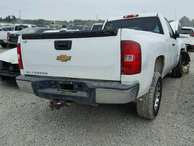 1GCEC14X88Z206541 - 2008 CHEVROLET SILVERADO WHITE photo 4