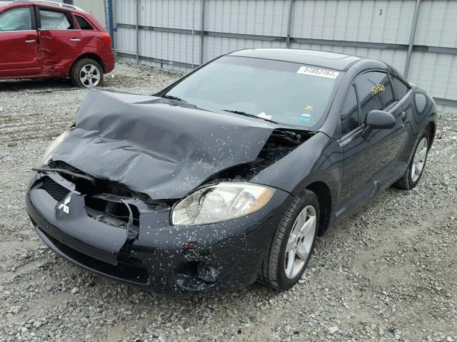 4A3AK24F86E042367 - 2006 MITSUBISHI ECLIPSE GS BLACK photo 2