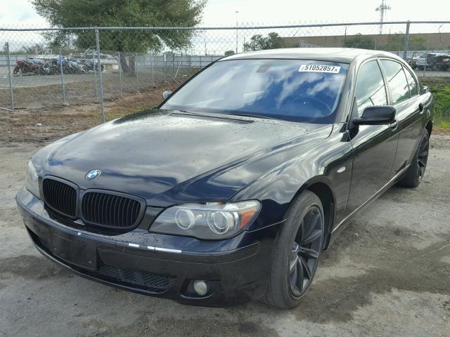 WBAHN83598DT79656 - 2008 BMW 750 LI BLACK photo 2