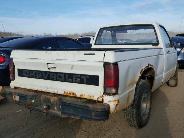 1GCBS14E1K2169174 - 1989 CHEVROLET S TRUCK S1 WHITE photo 4