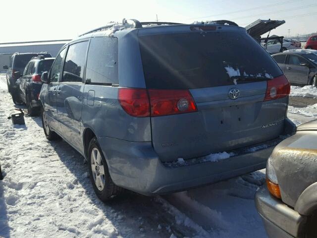 5TDZK23C07S053520 - 2007 TOYOTA SIENNA CE SILVER photo 3