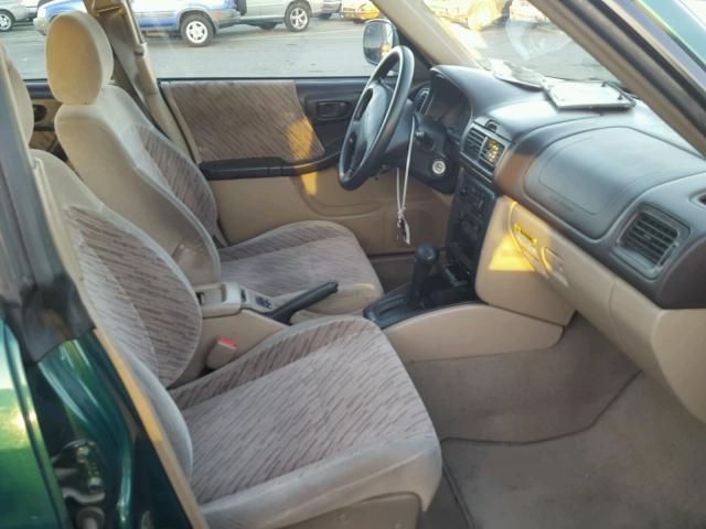 JF1SF6553XH700787 - 1999 SUBARU FORESTER S მწვანე ფოტო 5