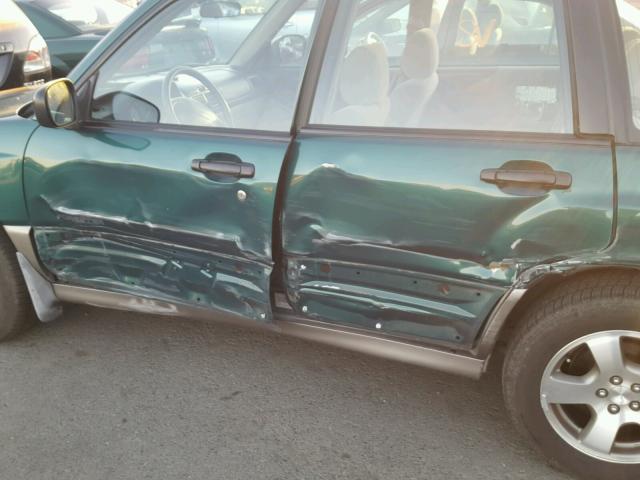 JF1SF6553XH700787 - 1999 SUBARU FORESTER S მწვანე ფოტო 9