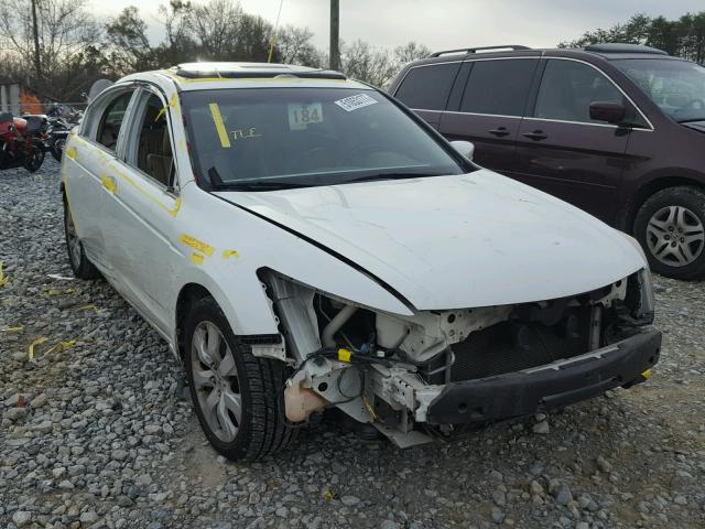 1HGCP36898A057635 - 2008 HONDA ACCORD EXL WHITE photo 1