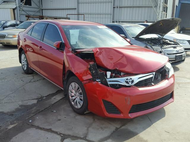 4T4BF1FK4ER429195 - 2014 TOYOTA CAMRY L RED photo 1