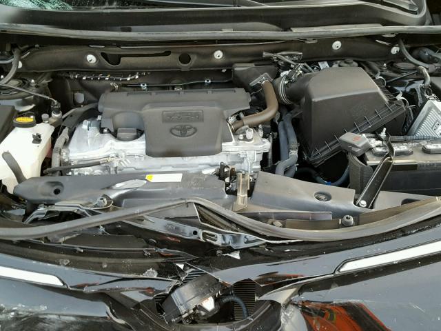 2T3WFREVXHW375077 - 2017 TOYOTA RAV4 XLE BLACK photo 7