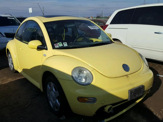 3VWCB21C61M446175 - 2001 VOLKSWAGEN NEW BEETLE 黄色 照片 1
