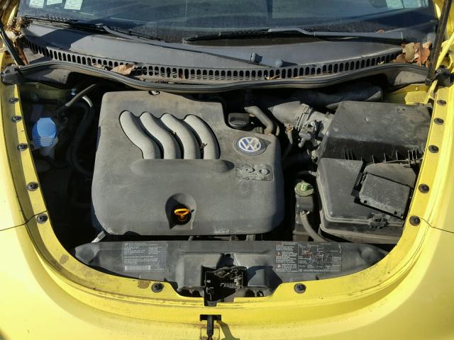 3VWCB21C61M446175 - 2001 VOLKSWAGEN NEW BEETLE 黄色 照片 7