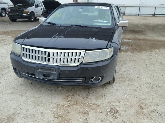 3LNHM26T99R616857 - 2009 LINCOLN MKZ BLACK photo 9