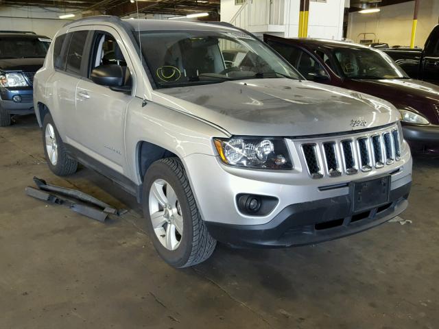 1C4NJDBBXED567776 - 2014 JEEP COMPASS SP SILVER photo 1