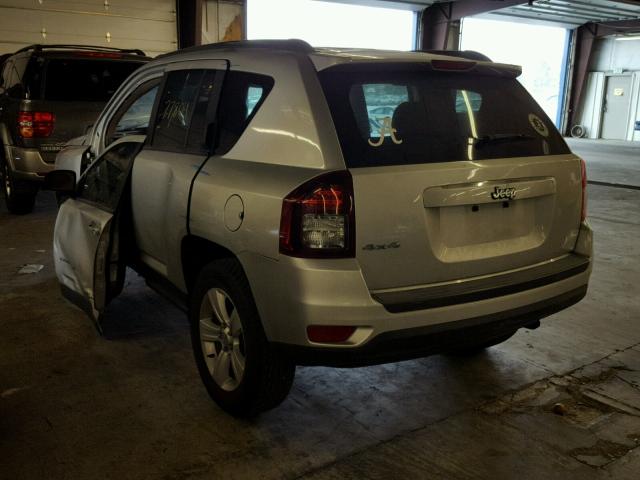 1C4NJDBBXED567776 - 2014 JEEP COMPASS SP SILVER photo 3