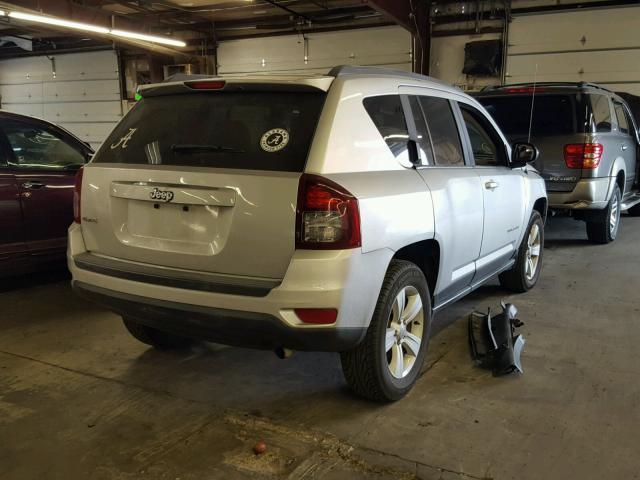 1C4NJDBBXED567776 - 2014 JEEP COMPASS SP SILVER photo 4