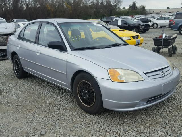 2HGES16573H554310 - 2003 HONDA CIVIC LX SILVER photo 1