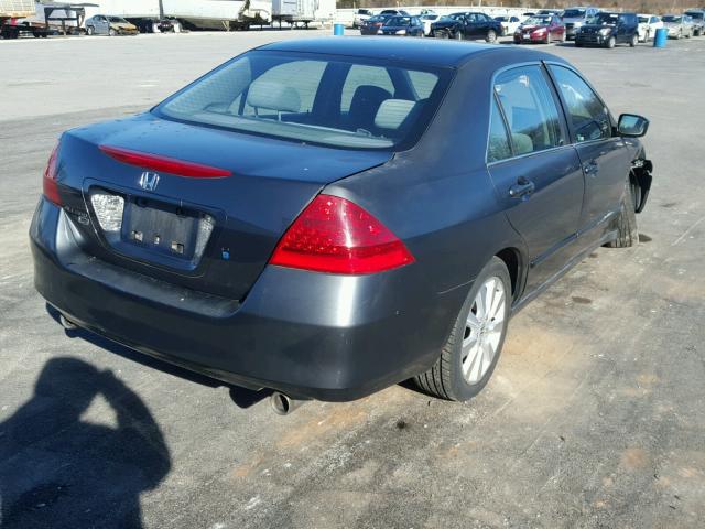 1HGCM66447A099409 - 2007 HONDA ACCORD SE BLACK photo 4